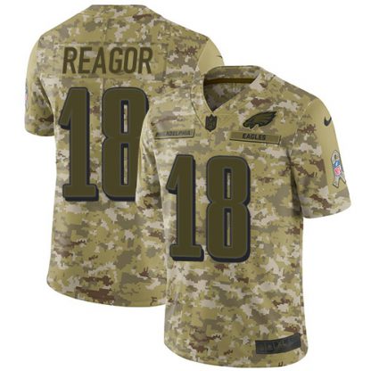Nike Philadelphia Eagles #18 Jalen Reagor Camo Men's Stitched NFL Limited 2018 Salute To Service Jersey
