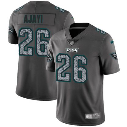 Nike Philadelphia Eagles #26 Jay Ajayi Gray Static Men's Stitched NFL Vapor Untouchable Limited Jersey