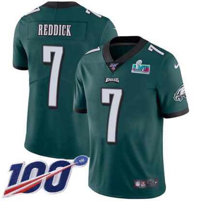 Nike Philadelphia Eagles #7 Kyzir White Green Team Color Super Bowl LVII Patch Youth Stitched NFL 100th Season Vapor Untouchable Limited Jersey