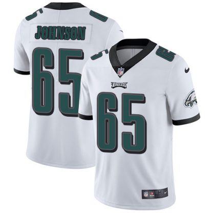 Nike Philadelphia Eagles #65 Lane Johnson White Youth Stitched NFL Vapor Untouchable Limited Jersey