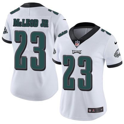 Nike Philadelphia Eagles #23 Rodney McLeod Jr White Women's Stitched NFL Vapor Untouchable Limited Jersey