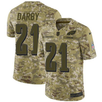 Nike Philadelphia Eagles #21 Ronald Darby Camo Youth Stitched NFL Limited 2018 Salute to Service Jersey