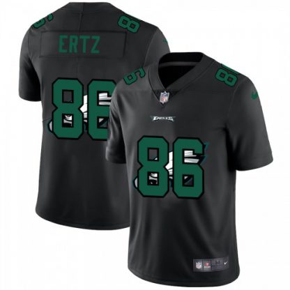Philadelphia Philadelphia Eagles #86 Zach Ertz Men's Nike Team Logo Dual Overlap Limited NFL Jersey Black