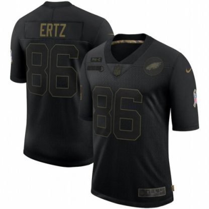 Philadelphia Philadelphia Eagles #86 Zach Ertz Nike 2020 Salute To Service Limited Jersey Black