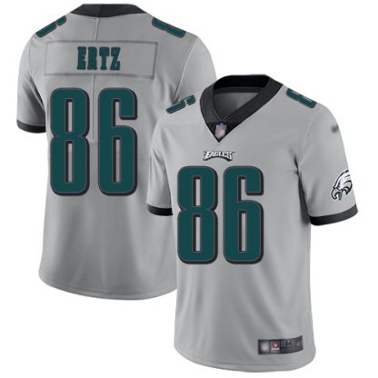 Nike Philadelphia Eagles #86 Zach Ertz Silver Men's Stitched NFL Limited Inverted Legend Jersey