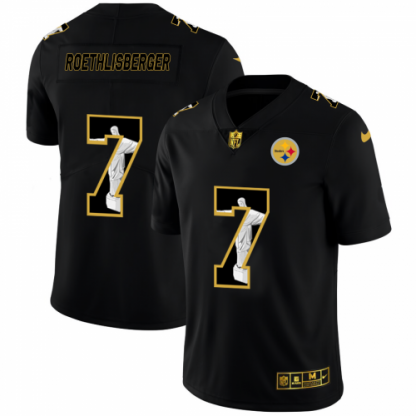 Pittsburgh Pittsburgh Steelers #7 Ben Roethlisberger Nike Carbon Black Vapor Cristo Redentor Limited NFL Jersey