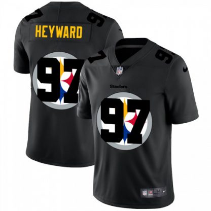 Pittsburgh Pittsburgh Steelers #97 Cameron Heyward Men's Nike Team Logo Dual Overlap Limited NFL Jersey Black