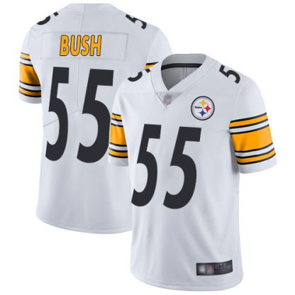 Nike Pittsburgh Steelers #55 Devin Bush White Youth Stitched NFL Vapor Untouchable Limited Jersey