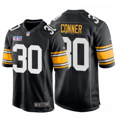 Nike Pittsburgh Steelers #30 James Conner Super Bowl XIII 1978 Retro Game NFL Jersey Black
