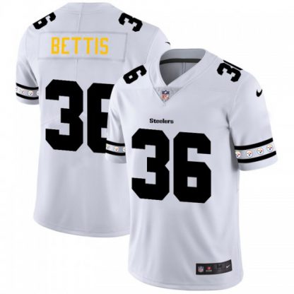 Pittsburgh Pittsburgh Steelers #36 Jerome Bettis Nike White Team Logo Vapor Limited NFL Jersey