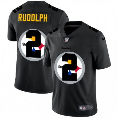 Pittsburgh Pittsburgh Steelers #2 Mason Rudolph Men's Nike Team Logo Dual Overlap Limited NFL Jersey Black