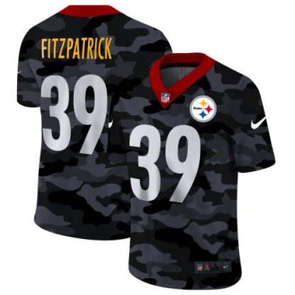 Pittsburgh Pittsburgh Steelers #39 Minkah Fitzpatrick Men's Nike 2020 Black CAMO Vapor Untouchable Limited Stitched NFL Jersey