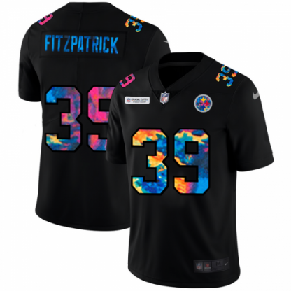 Pittsburgh Pittsburgh Steelers #39 Minkah Fitzpatrick Men's Nike Multi-Color Black 2020 NFL Crucial Catch Vapor Untouchable Limited Jersey