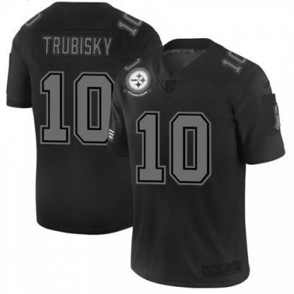 Pittsburgh Pittsburgh Steelers #10 Mitchell Trubisky Nike 2020 Salute To Service Limited Jersey Black