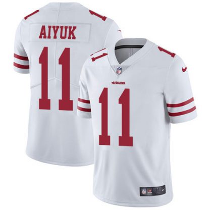 Nike San Francisco 49ers #11 Brandon Aiyuk White Youth Stitched NFL Vapor Untouchable Limited Jersey