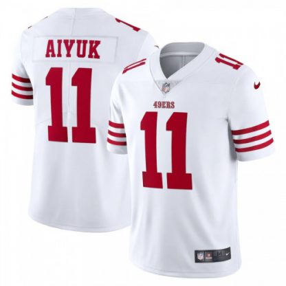 San Francisco San Francisco 49ers #11 Brandon Aiyuk White Nike Men's 2022-23 Limited Stitched NFL Vapor Untouchable Jersey
