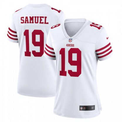 San Francisco San Francisco 49ers #19 Deebo Samuel Scarlet Women's 2022-23 Nike NFL Game Jersey