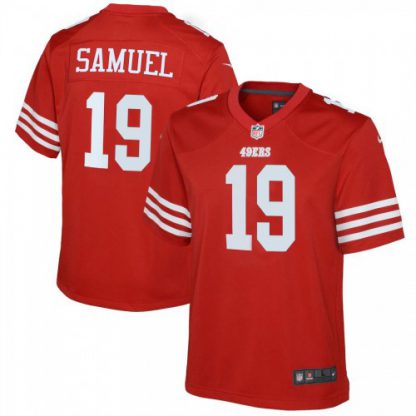 San Francisco San Francisco 49ers #19 Deebo Samuel Scarlet Youth 2022-23 Nike NFL Game Jersey