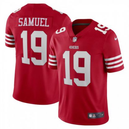 San Francisco San Francisco 49ers #19 Deebo Samuel Scarlet Nike Men's 2022-23 Limited Stitched NFL Vapor Untouchable Jersey