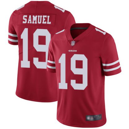 Nike San Francisco 49ers #19 Deebo Samuel Red Team Color Men's Stitched NFL Vapor Untouchable Limited Jersey