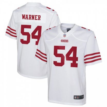 San Francisco San Francisco 49ers #54 Fred Warner White Youth 2022-23 Nike NFL Game Jersey