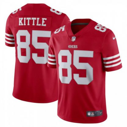 San Francisco San Francisco 49ers #85 George Kittle Scarlet Nike Men's 2022-23 Limited Stitched NFL Vapor Untouchable Jersey