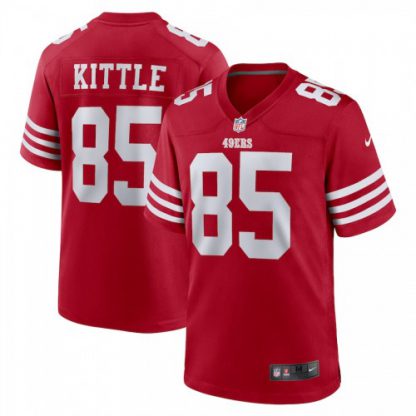 San Francisco San Francisco 49ers #85 George Kittle Nike Men's 2022 Player Game Jersey - Scarlet