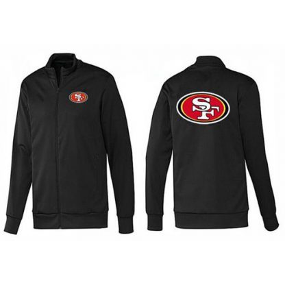 NFL San Francisco San Francisco 49ers Team Logo Jacket Black_1