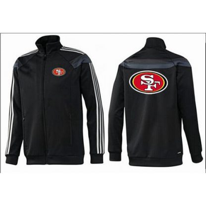 NFL San Francisco San Francisco 49ers Team Logo Jacket Black_3