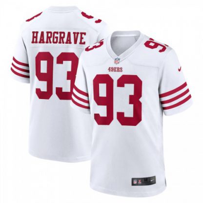 San Francisco San Francisco 49ers #93 Javon Hargrave Nike Men's 2022 Player Game Jersey - White