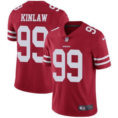 Nike San Francisco 49ers #99 Javon Kinlaw Red Team Color Youth Stitched NFL Vapor Untouchable Limited Jersey