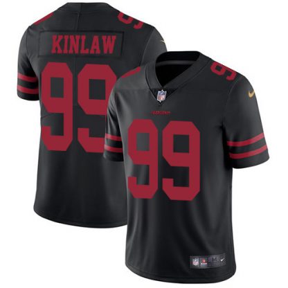 Nike San Francisco 49ers #99 Javon Kinlaw Black Alternate Youth Stitched NFL Vapor Untouchable Limited Jersey