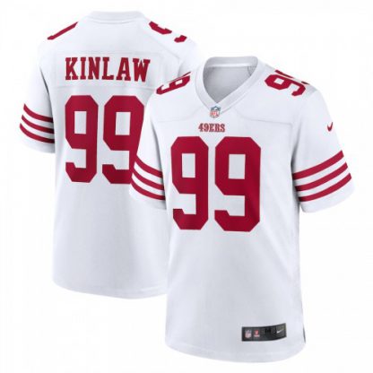 San Francisco San Francisco 49ers #99 Javon Kinlaw Nike Men's 2022 Player Game Jersey - White