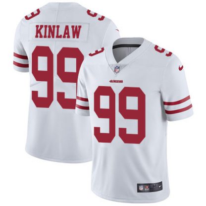 Nike San Francisco 49ers #99 Javon Kinlaw White Men's Stitched NFL Vapor Untouchable Limited Jersey