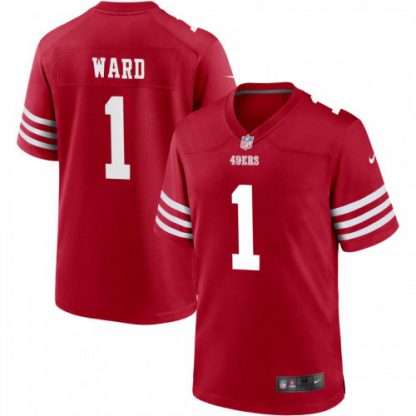 San Francisco San Francisco 49ers #1 Jimmie Ward Nike Men's 2022 Player Game Jersey - Scarlet