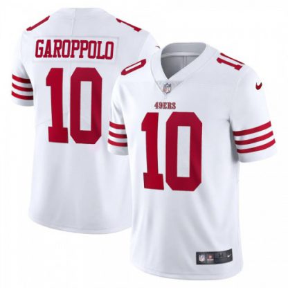 San Francisco San Francisco 49ers #10 Jimmy Garoppolo White Nike Men's 2022-23 Limited Stitched NFL Vapor Untouchable Jersey