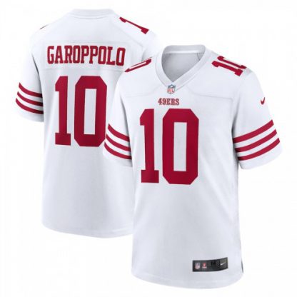 San Francisco San Francisco 49ers #10 Jimmy Garoppolo Nike Men's 2022 Player Game Jersey - White