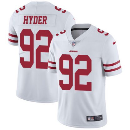 Nike San Francisco 49ers #92 Kerry Hyder White Youth Stitched NFL Vapor Untouchable Limited Jersey