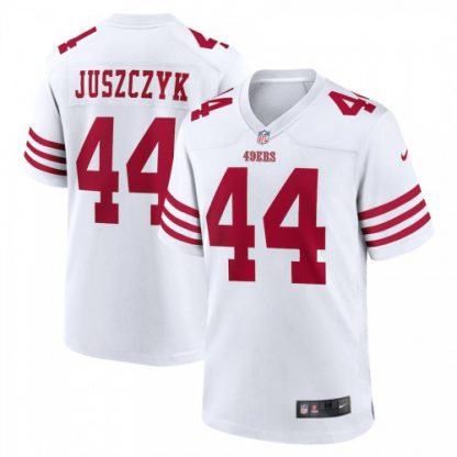 San Francisco San Francisco 49ers #44 Kyle Juszczyk Nike Men's 2022 Player Game Jersey - White