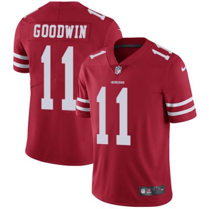 Nike San Francisco 49ers #11 Marquise Goodwin Red Team Color Youth Stitched NFL Vapor Untouchable Limited Jersey