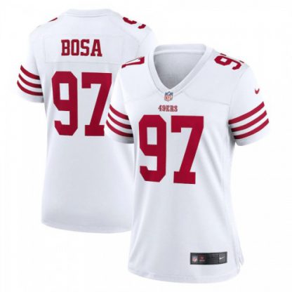 San Francisco San Francisco 49ers #97 Nick Bosa Scarlet Women's 2022-23 Nike NFL Game Jersey