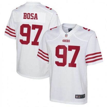 San Francisco San Francisco 49ers #97 Nick Bosa White Youth 2022-23 Nike NFL Game Jersey