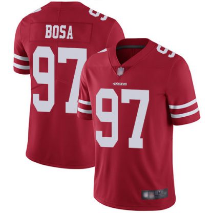 Nike San Francisco 49ers #97 Nick Bosa Red Team Color Men's Stitched NFL Vapor Untouchable Limited Jersey