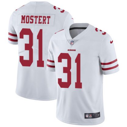 Nike San Francisco 49ers #31 Raheem Mostert White Youth Stitched NFL Vapor Untouchable Limited Jersey