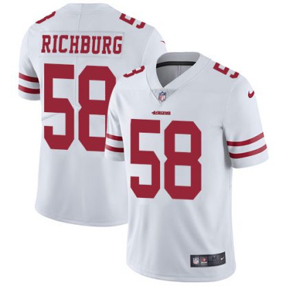 Nike San Francisco 49ers #58 Weston Richburg White Youth Stitched NFL Vapor Untouchable Limited Jersey