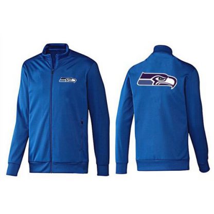 NFL Seattle Seattle Seahawks Team Logo Jacket Blue_1