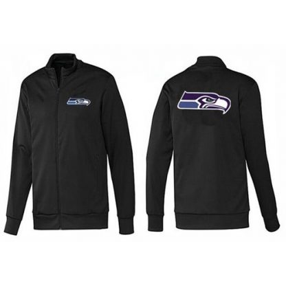 NFL Seattle Seattle Seahawks Team Logo Jacket Black_1