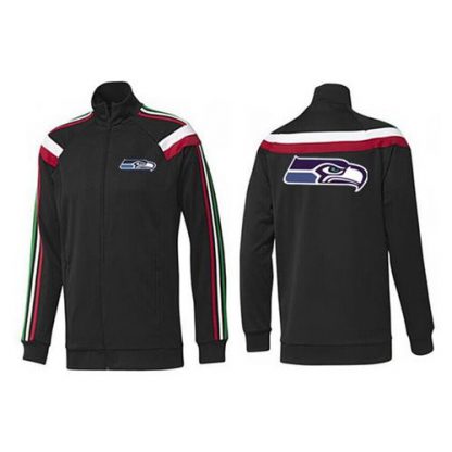 NFL Seattle Seattle Seahawks Team Logo Jacket Black_2