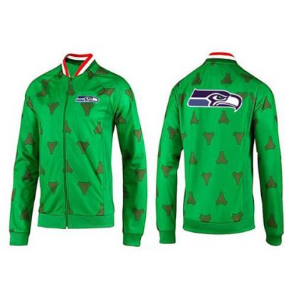 NFL Seattle Seattle Seahawks Team Logo Jacket Green_2