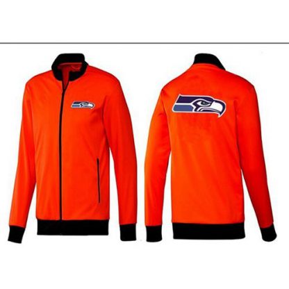 NFL Seattle Seattle Seahawks Team Logo Jacket Orange